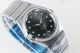 Perfect Replica Swiss Grade Omega Constellation Stainless Steel Diamond Bezel Black Dial Watch (3)_th.JPG